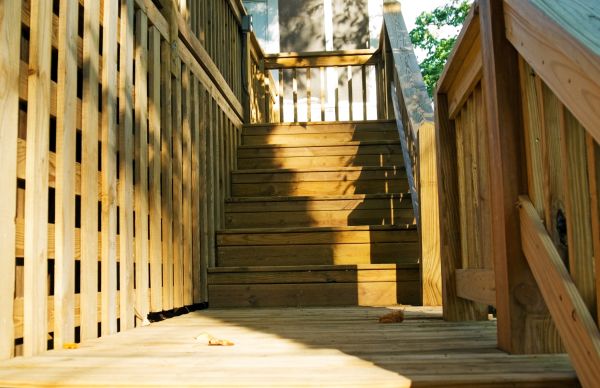 Deck Steps Replacement in Lincoln