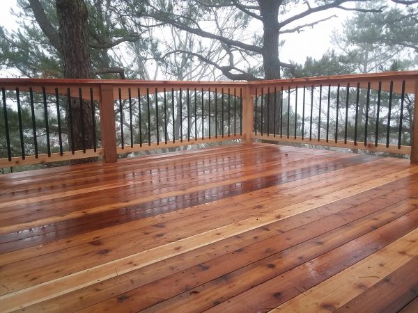 Cedar Deck Repair in Lincoln